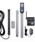 Wireless Driveway Alarm With Electromagnetic Vehicle Detection Indoor Receiver 400 Foot Range Battery Powered Expandable Security System