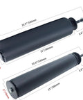 Single Leg Squat Roller For Power Rack And Squat Rack Attachments, Nordic Hamstring Curl Tool, 4.3 inch foam with dimensions