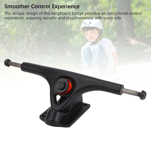 7 Inch Bridge Skateboard Bracket Pair For Dancing Longboards, Beefy Aluminum Alloy Long Trucks For Electric Skateboards