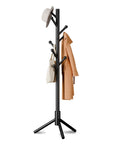 Dope Freestanding Coat Rack With Eight Sturdy Hooks, Three Adjustable Heights, Ideal For Entryway, Hallway, Bedroom Or Office