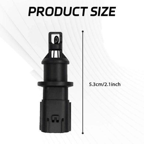 Intake Air Temperature Sensor IAT For Chrysler Dodge Jeep Vehicles OEM Grade 4606487AA 4606487AB size diagram 5.3cm