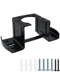Two Pack Ceiling Fan Mounting Brackets, Universal Hanging Brackets for Home Ceiling Fans, Durable Black Iron Construction, includes screws