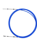 Boat Throttle Control Cable Two Pack Blue 22 Feet Outboard Rotary Steering Cable For Most Single Station Boats With Stainless Steel Output End