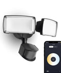 Smart WiFi Outdoor LED Security Light With Motion Sensor, Works With Alexa Google Home And SmartThings, 3000 Lumens, app controlled