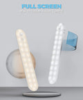 Motion Sensor Indoor LED Light For Cabinets And Pantry, Rechargeable Wireless Under-Cabinet Night Light with 48 LEDs displayed
