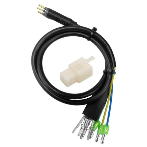 9 Pin Ebike Motor Cable Connector 60 Cm With Hall Sensor, 12V To 72V Extension Cable For Electric Bicycle, Male 9 Pin Connector, Durable Sealed Adapter For Ebike Conversion Parts