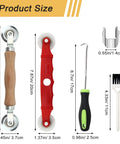 Ultimate DIY Window Screen Repair Kit 14Pcs Set With Spline Tools dimensions illustration
