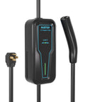 Level 2 EV Charger For Tesla Cars 40A NACS 240V Fast Charging Station With 25Ft Extension Cable Portable Home On The Go
