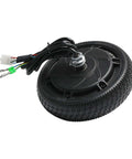 24V 250W Gearless Brushless Hub Motor With 6.5 Inch Solid Tire Wheel for scooter ebike toy car mini car high speed brake