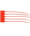 Plastic Tamper Seals 200 Pack Self Locking Security Zip Ties For Fire Extinguishers And Fire Safety Pull Tite Tags Easy Slide Lock Durable PP Material Red