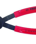 J377 Nine And A Quarter Inch Retaining Ring Convertible Pliers For Internal Or External Rings With Pivot Conversion, red and black.