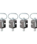 Badass Heavy Duty Trailer Gate Spring Latch Assembly Weld On Five Eighth Inch Steel Tube Build For Toughest Haul Jobs Secure Cargo Locking Clasp Nails It Simple Drop In Setup, four steel latches with spring pins