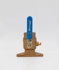 1 Inch Low Profile Bronze Ball Type Seacock With Full Flow 600 PSI Rating Durable C22000 Bronze Construction Easy Install High Corrosion Resistance For Boats And Yachts