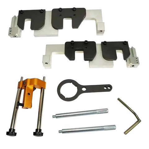 Straight Up Heavy Duty Camshaft Alignment Tool Built For BMW M3 M5 M6 N63 S63 N74 Engines Tough As Nails Pro Grade Repair Kit components layout