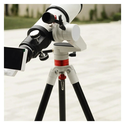 Ergonomic Telescope Mount Stand with two-section tripod and 3/8 inch interface, smooth adjustments, 15KG load capacity