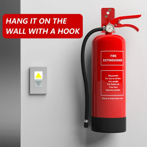 Tough As Nails 4 Pack Fire Extinguisher Mount Brackets 20 Lbs Heavy Duty Universal Wall Hooks Anti Rust Iron Holder For Home Garage Built To Last And Hang It Easy Today