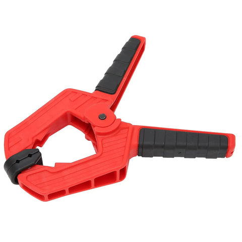 Beefy Heavy Duty Woodworking Spring Clamp With Anti Slip Handle And 4 Inch Opening Two Color Durable ABS Plastic 65 Mn Spring