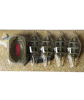 Inline Method Feeder Set For Carp Fishing With Four Inline Feeders And One Rubber Mold Includes 15G 20G 25G And 35G Weights