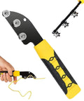 Top Rated Manual Wire Straightener Tool Three Roller Stainless Steel Cable Bending Device Efficient Control For Electricians, 200mm length.