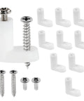 50 Pieces PCB Board Mounting Feet With Screws Kit Plastic PCB Spacers Standoffs for arcade gaming boards and console motherboards