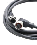 M12 5 Pin Right Angle Power And Data Cable A Coded For Industrial Actuators And Sensors Rock Solid 60V AC DC 4A 2 Meter with Gold Contacts