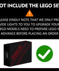 Lit LED Lighting Kit For Lego Firefighter Aircraft 42152 Light Up Your 42152 Model warning LEGO set not included