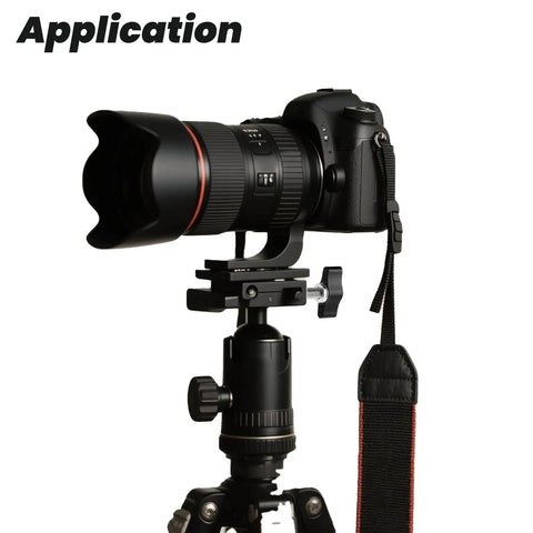 Four Piece Heavy Duty Stainless Steel Wing Knob Set Featuring Quarter Inch Coarse Thread And Rugged Black Grip For Quick Adjustable Fastening No Sweat Tweaks Built Like A Tank And Solid For Every Job on a camera tripod.