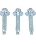 Three steel bolts with hexagonal heads, suitable for No Sweat Electric Water Pump For Volvo S60 Xc60 Xc90 V60 V90 2.0L Cars And Crossovers 2015 To 2019.