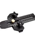 Super Cool Fast Ripping Table Saw Jig Guide For 3/8 In X 3/4 In Slot with smooth roller limiter and adjustable scale.