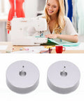 Top Shelf Aluminum Industrial Sewing Machine Bobbins 32 Mm Cnc Machined Dead On Balanced Winding Twin Pack with sewing machine.