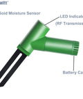 Wh51 Compatible Wireless Soil Moisture Sensor Accessory For Smart Garden Setup showing LED indicator and battery cap