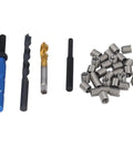 Complete Pro Grade M8 Thread Repair Insert Kit With 34 Pieces In 304 Stainless Steel For Metric Threads M8 X 1.25 2D Inserts