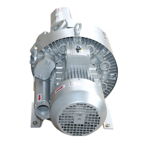 Heavy Duty Self Priming Diaphragm Vacuum Pump 4KW 3 Phase 480V with compact design and mounting bracket.