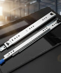 Beefy Drawer Slides Rails Thick Steel With Lock For Cabinets And RVs Smooth Full Extension Movement Industrial Grade 30 Cm