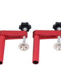 Two Pack Bench Dog Clamps Aluminum Alloy Hold Down Clamps For Woodworking 19mm Hole Adjustable Clamping Pressure Quick Release