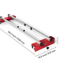 Router Sled 60 Inch Slab Flattening Jig Portable And Adjustable For DIY Woodworking with dimensions 60.2 inch by 10.6 inch.