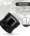 Espresso WDT Tool With 22 Needles For 58mm Portafilters Barista Grade Distribution And Stirring Tool in black with 22PCS needles