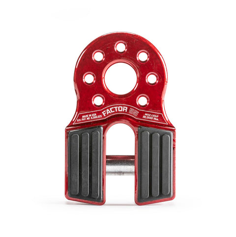 FlatLink Folding Winch Shackle Bracket For Off Road 4x4s, Low Profile Mount, 16,000 Lb Working Load, 40,000+ Lb Ultimate Failure, Red