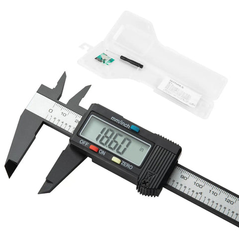 Digital Caliper 0 To 6 Inches Auto Off With Inch Millimeter Conversion For Jewelry Sizing 3D Printing