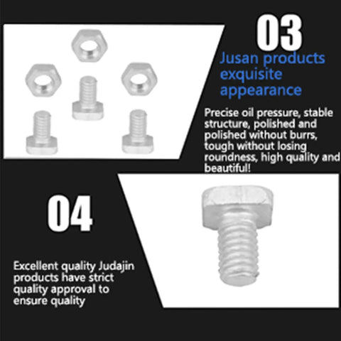 Heavy Duty Aluminum Nuts And Bolts Set With Stainless Steel Spring Washers For Palram Greenhouse 50 Pieces Tool Accessory Kit Pro Grade Rust Resistant Fasteners For Garden Greenhouse Construction