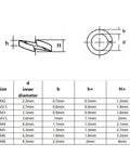 320 Piece Stainless Steel Lock Washer And Gasket Set For M2 To M8 Hardware, size chart for split washers