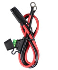 Heavy Duty Beefy 10 AWG SAE to O Ring Terminal Harness Includes Inline 30A Fuse Quick Connect Plug Solid Ride Ready Battery Trickle Charge Cord