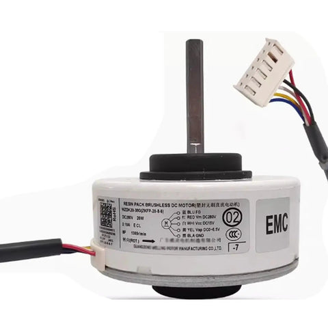 20W Brushless DC Fan Motor For Air Conditioner Replacement 280V Top Notch Quality Durable Quiet Running Compatible ZKFP 20 8 6 Model Fits Various AC Units