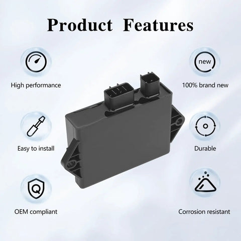 Ignition CDI Module Box For ATV YFM 350 Warrior And Raptor 350 2002-2013 Beefed-Up Replacement Igniter 5YT-85540-00-00 with connectors