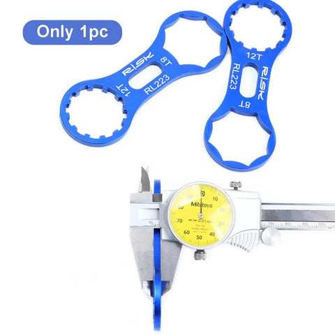 Pro Grade Aluminum Cap Removal And Installation Wrench For Front Fork Caps, size measurement with caliper