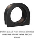 Rack And Pinion Bushing Kit For Steering Rack Grommet Replacement 45517-35010, durable rubber bushing for Toyota vehicles