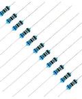 Resistor kit with blue metal-film axial resistors (through-hole, 1/4W)