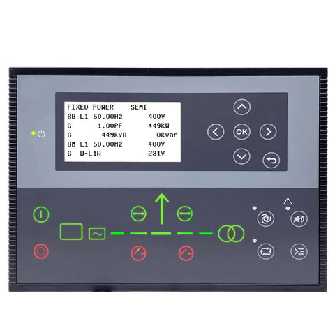 Generator Auto Start Control Module Panel Spare Part 1 Piece Ready To Plug In Durable Replacement Component For Reliable Power Easy Fit For Industrial And Home Generators front view