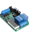 Heavy Duty Multifunction Time Relay And Motor Control Board Built For Low Voltage Industrial Gear circuit board with display and connectors.