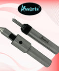 Two Pack Spring Center Tap Guide Tools For Precise Thread Alignment On Lathes Mills And Jig Borers MT2 And MT3 Shank Options